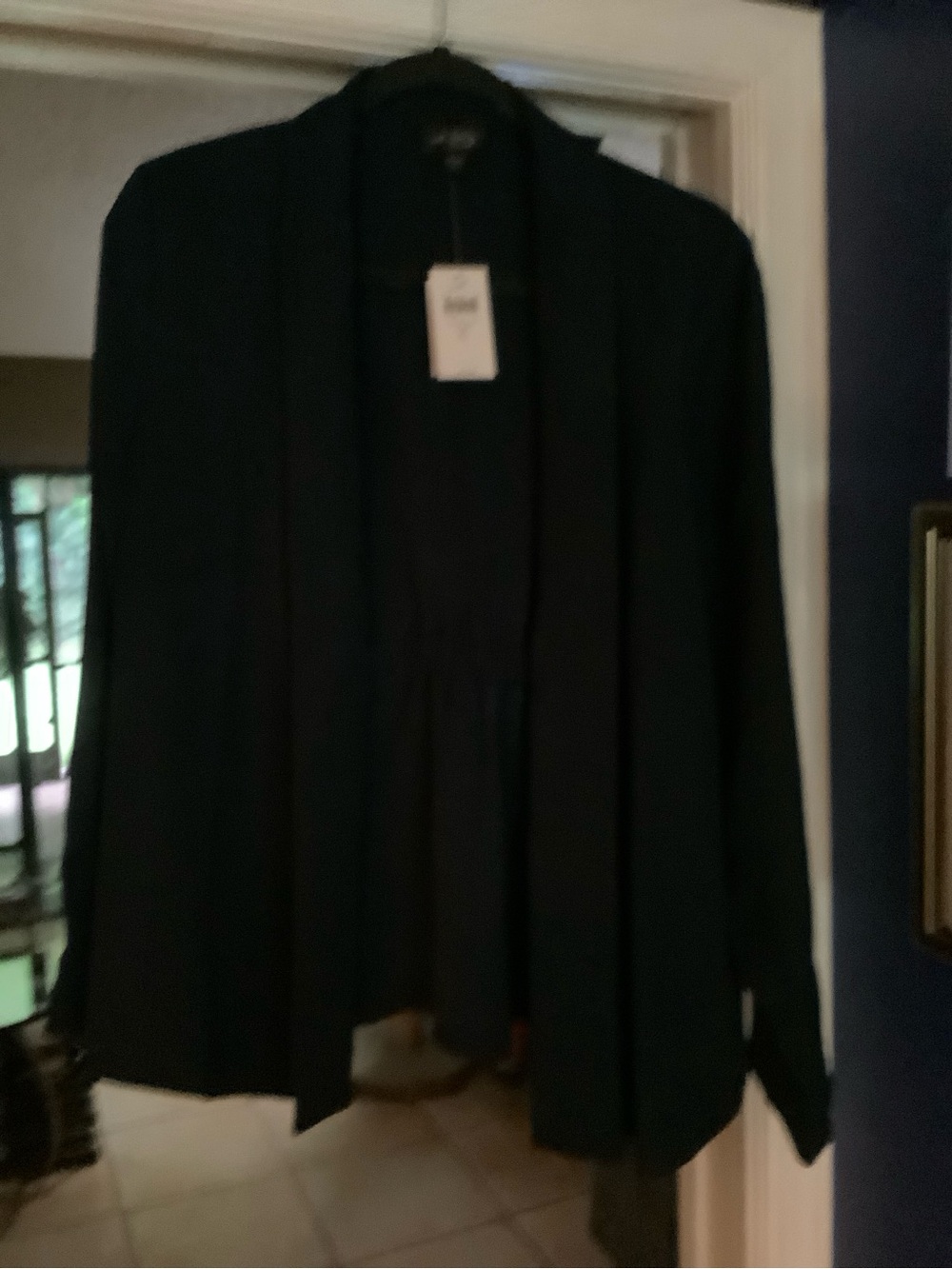 J. Jill Black Open-Front Women's Cardigan